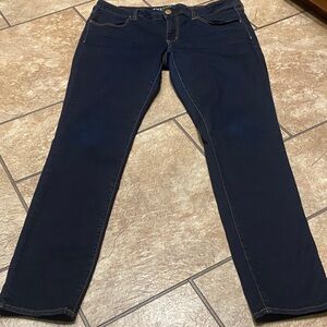 AEO Women's Dark Blue Jegging Super Stretch 14 Long Jeans